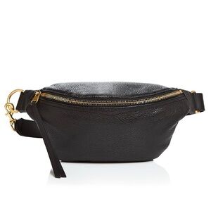 Rebecca Minkoff Bree Black Leather Crossbody Bag Fanny pack bumbag